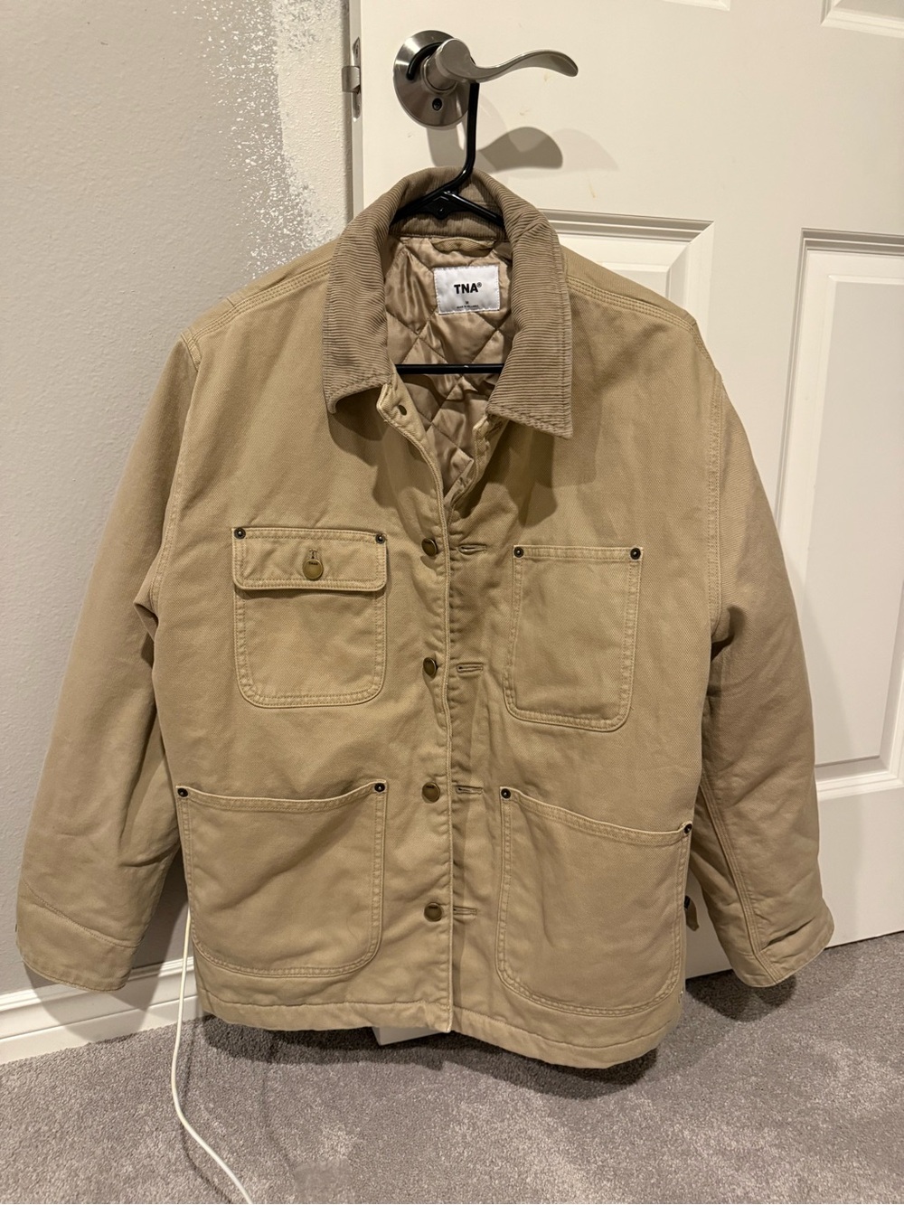 Aritzia Tan Utility Jacket